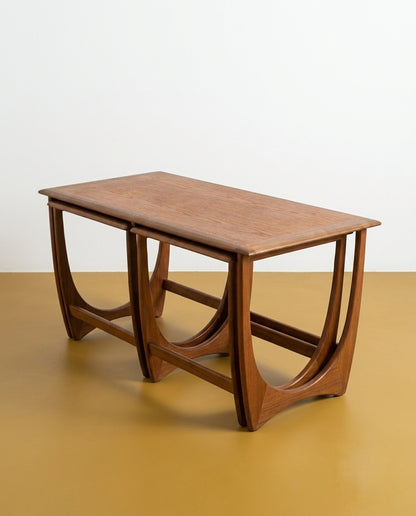 Tavolini tris GPLAN anni '60 in teak | 100cm | 98ig
