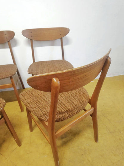 Sedie Farstrup Modello 210 Danesi Vintage Anni '50 Teak | set 4 sedie