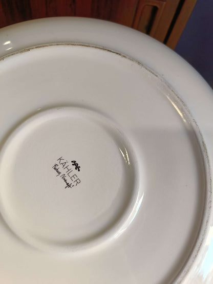 Piatto ceramica Kahler design danese vintage anni 60 [80righe]