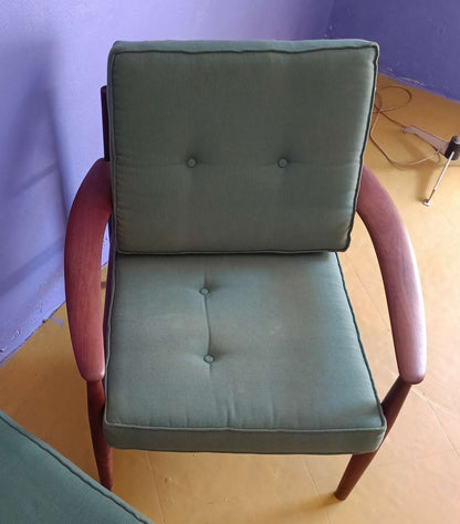 Poltrona Grete Jalk FD118 design danese originale vintage anni 60 [2p-gretejalk] misure L.80 P.71 H.80/43