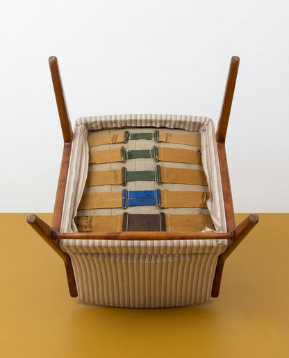 Poltrona Svedese Vintage Anni '50 Betulla Linee Essenziali | 93sw28019