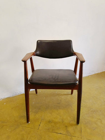 Poltroncina Erik Kirkegaard Danese Vintage Anni '50 Teak