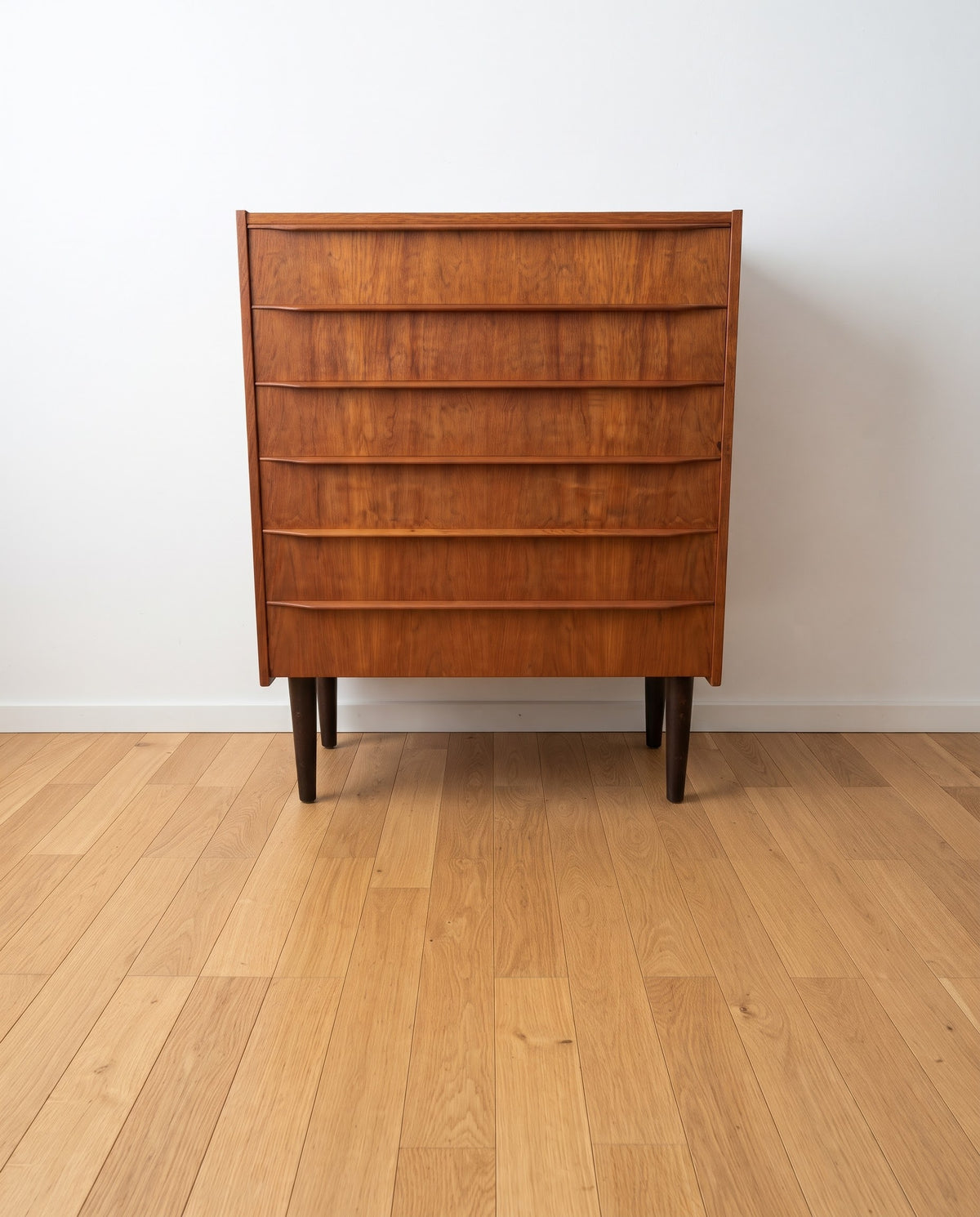 Cassettiera danese vintage anni ‘60 in teak | 6 cassetti | 100fz10901