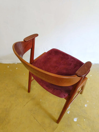 Sedia KS design danese originale vintage anni 60 [91vnt-KS] misure L.54 H.75/45 P.52