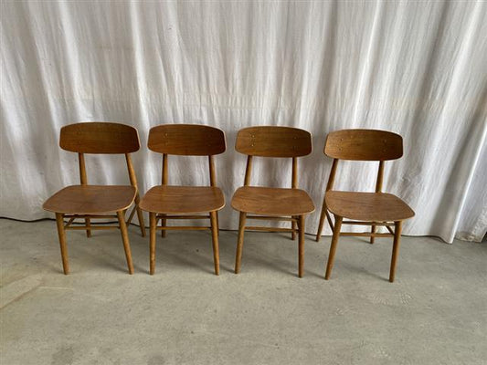 Sedie Illum Wikkelso vintage design danese anni 60 [j44130] misure su richiesta