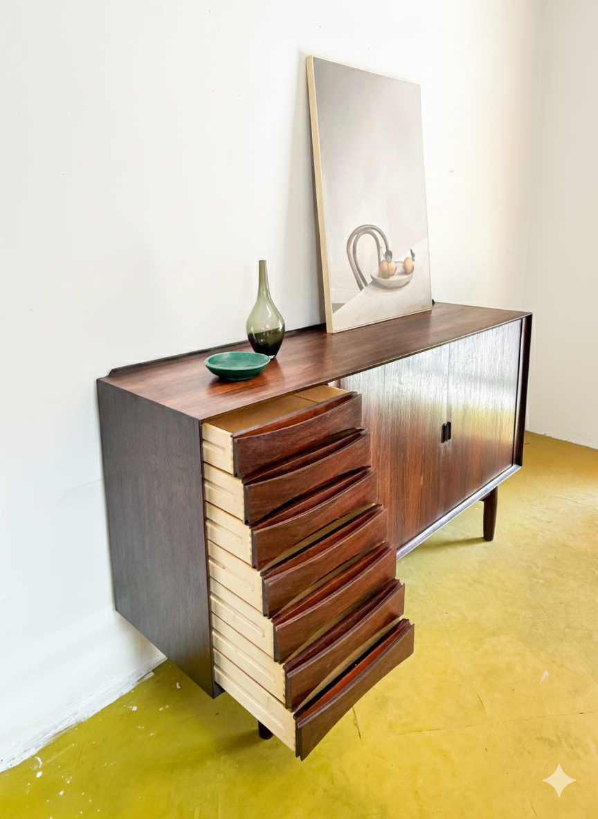 Credenza Arne Vodder Danese Palissandro 183cm  | N.63 Sibast