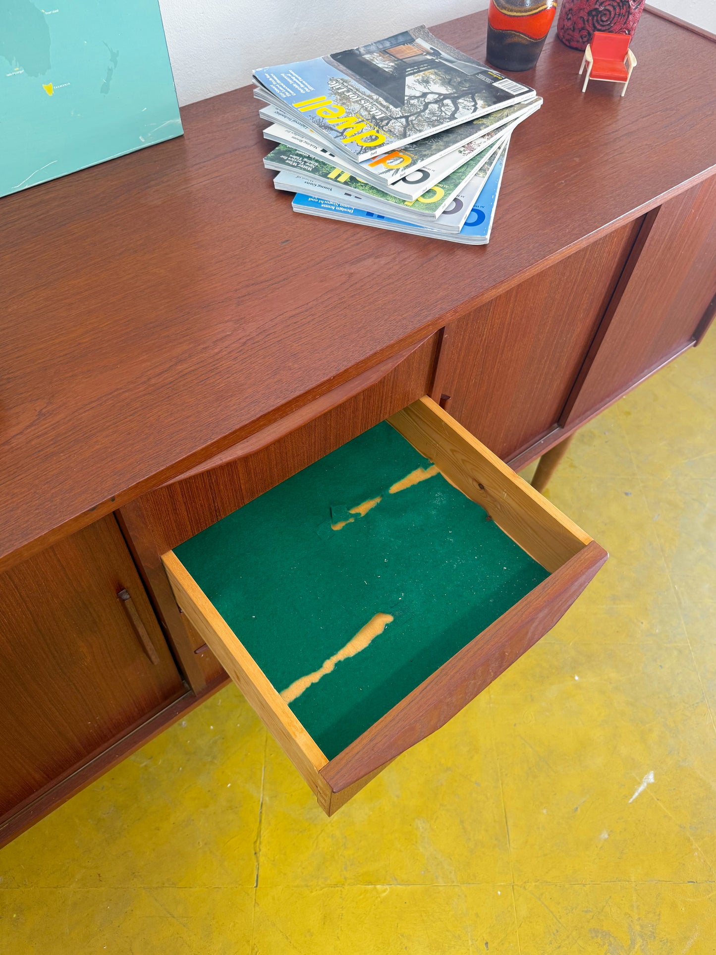 Sideboard vintage design danese originale [71ntk] misure L.190 H.81 P.48