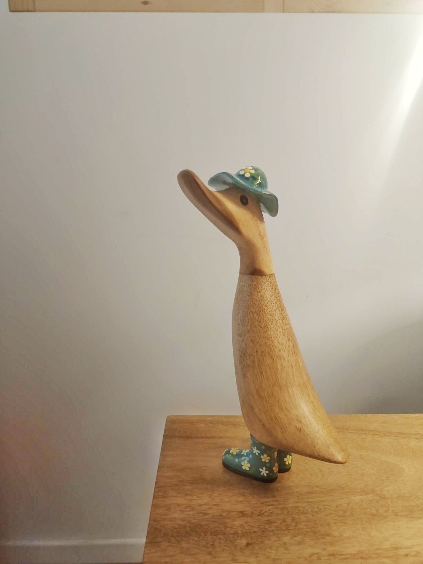 Papera a fiori stivale con cappello turchese [2]