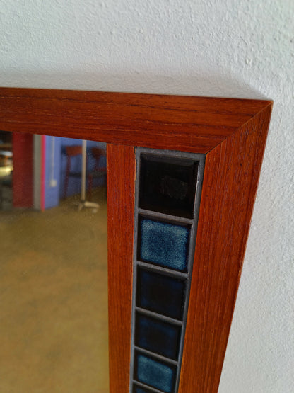 Tavolino + specchio design danese vintage anni 60 [lp2] misure tavolino L.91,5 H.41,5 P.42 specchio H.115 L.59