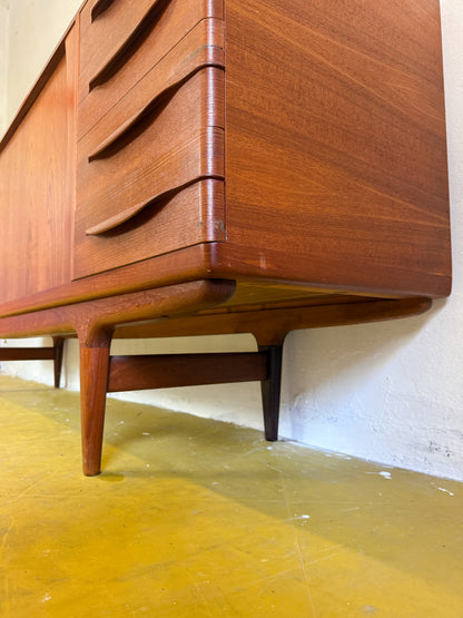 Sideboard Johannes Andersen design danese vintage anni 50 [86bst] misure L.238 H.83 P.50