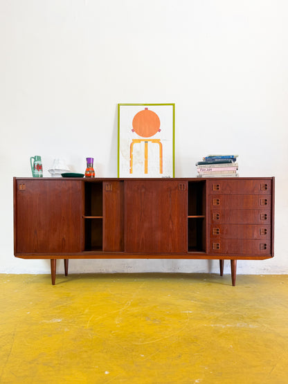 Sideboard vintage design danese originale anni 50 [68vc-2] misure L.200 H.84 P.43