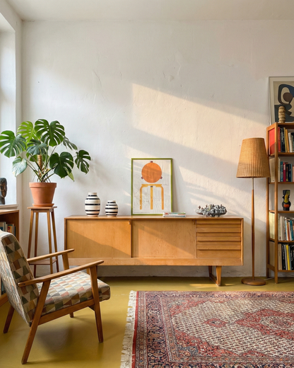 Sideboard Kurt Østervig KP Møbler Quercia 210cm | Anni 60 Danese