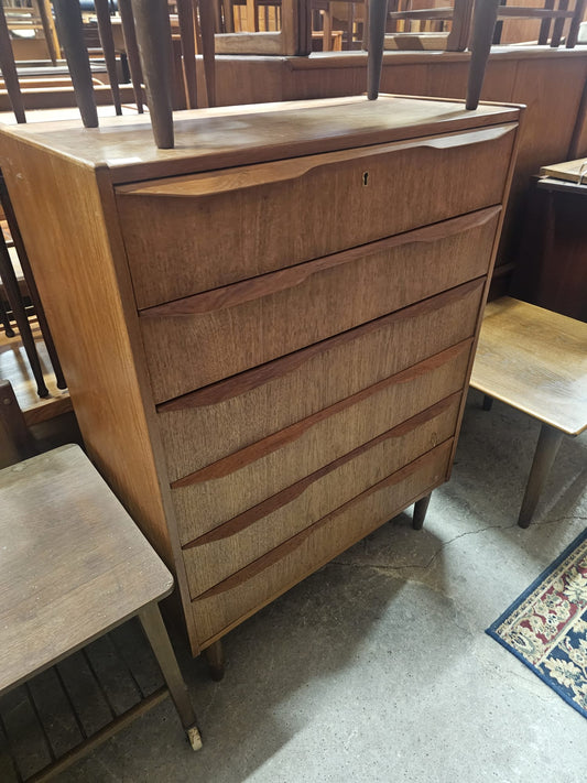 Cassettiera Danese Vintage Anni '50 Teak | Quattro Cassetti Verticale 70cm | IN ARRIVO A NOVEMBRE