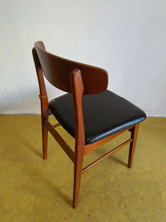 Sedia design danese originale vintage anni 50 [73j40924-6] misure H.79/47 L.46 P.47