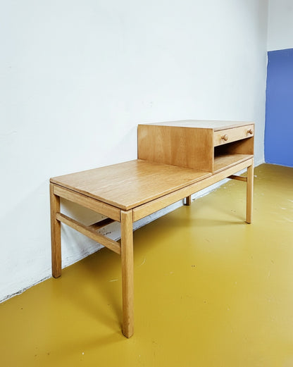 Panca Telefono Casino Engström Myrstrand | Svedese Anni '60 Quercia | 100cm | 84sw25737