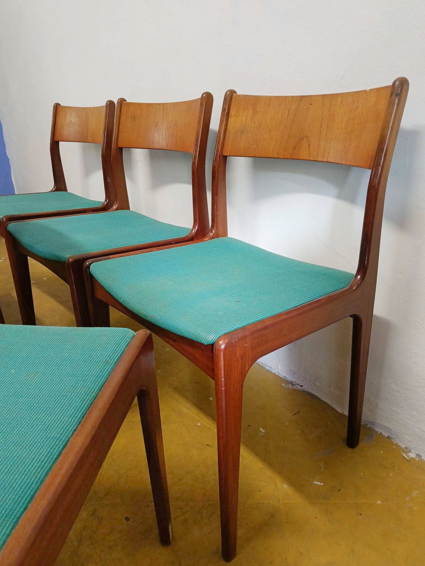 Sedie design danese vintage anni 50 | set 6 sedie