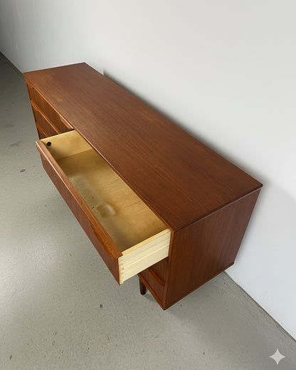 Sideboard Danese Vintage Anni '50 Teak Ante Cassetti Orizzontale 160cm | IN ARRIVO A GENNAIO