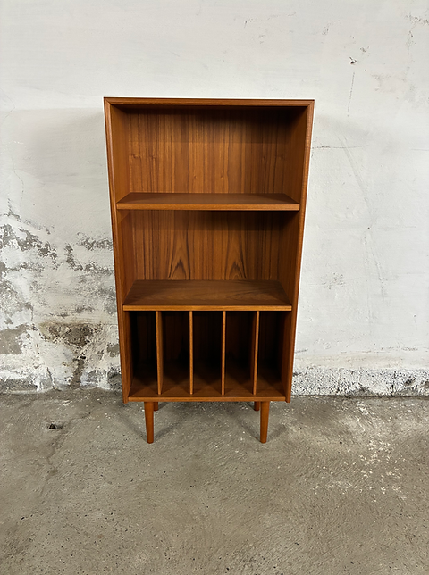 Libreria Danese Vintage Anni '50 Teak Ripiani Aperti Porta LP 60cm | IN ARRIVO A GENNAIO