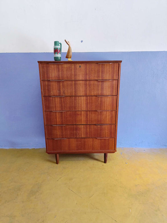 Cassettiera design danese vintage anni 50 [90jm1] misure L.85 H.122 P.41
