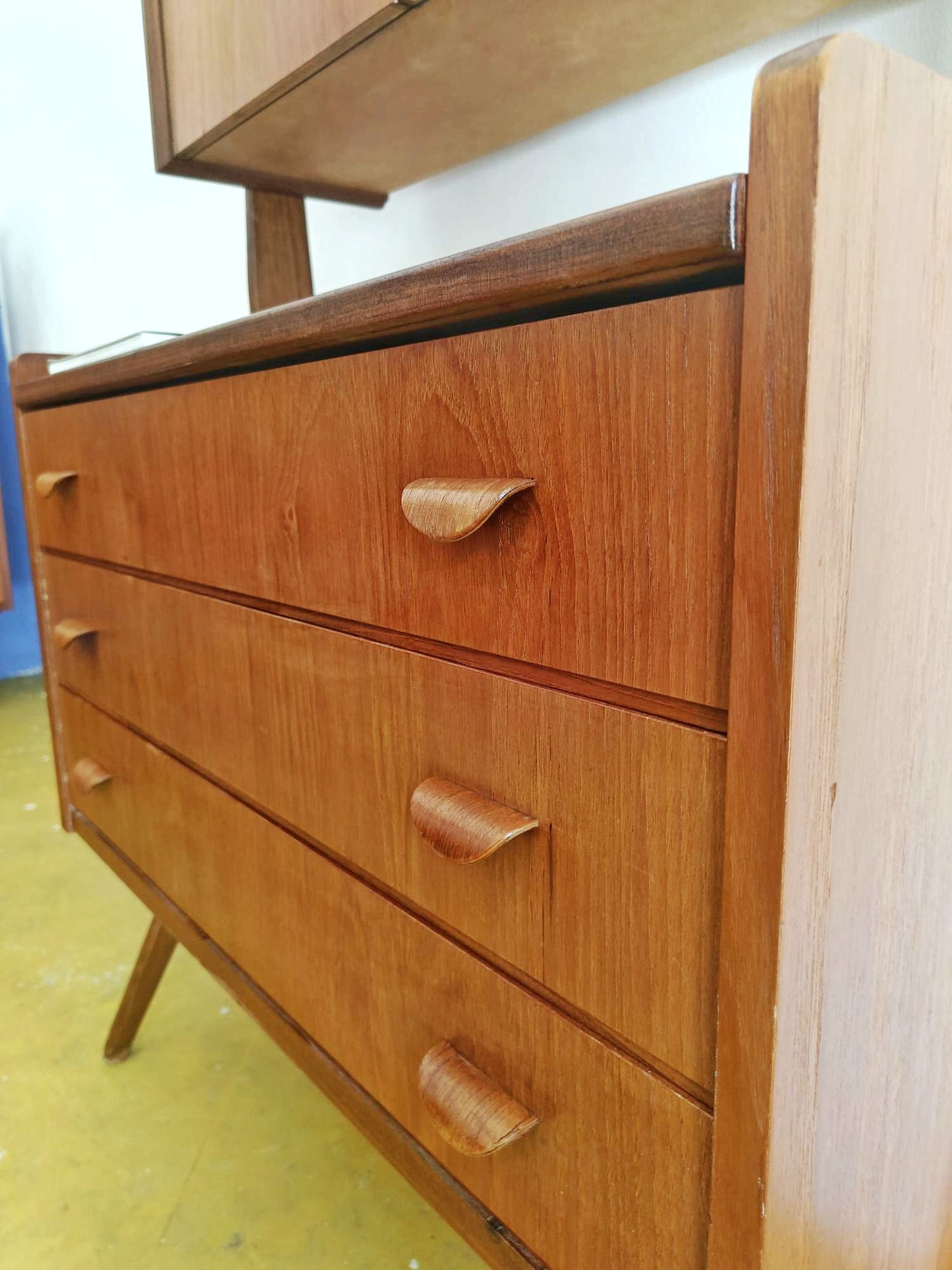 Credenza design danese vintage anni 50 [91vnt5] misure L.88 H.128 P.42