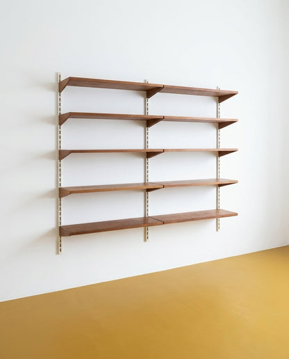 Libreria Kai Kristiansen Vintage Teak Anni '60 | Montanti Bianchi | 175cm | 83jcas42777