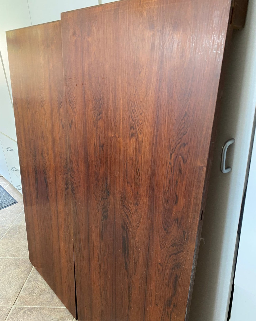 Tavolo rotondo Kai Kristensen design danese vintage anni 60 [93vnt] misure L.120+50 H.73 * E' IN ARRIVO A SETTEMBRE *
