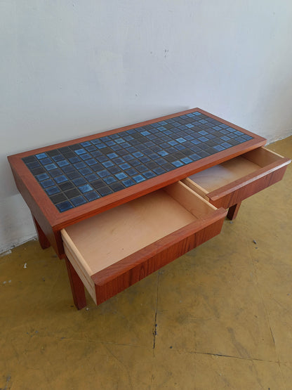Tavolino + specchio design danese vintage anni 60 [lp2] misure tavolino L.91,5 H.41,5 P.42 specchio H.115 L.59