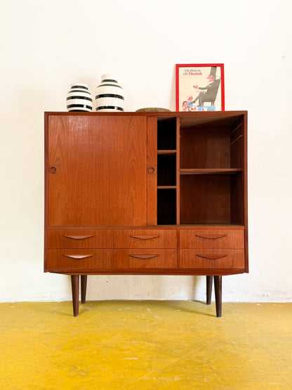 Credenza design danese vintage anni 50 [91vnt7] misure L.120 H.122 P.41