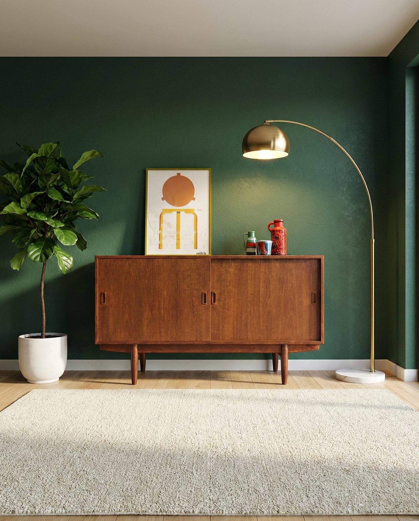 Sideboard Børge Mogensen Danese Vintage Anni '50 | Teak Ante Cassetti 150cm