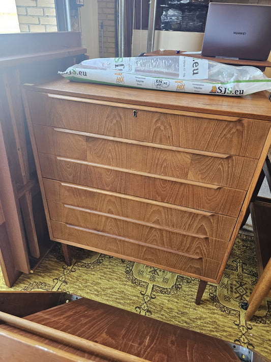 Cassettiera Danese Vintage Anni '50 Teak | Quattro Cassetti Verticale ?cm | IN ARRIVO A NOVEMBRE