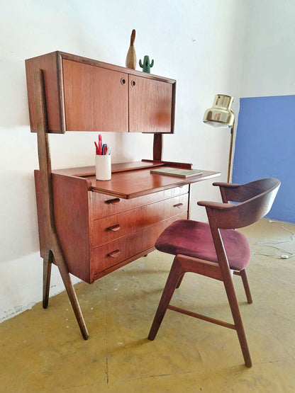Credenza design danese vintage anni 50 [91vnt5] misure L.88 H.128 P.42