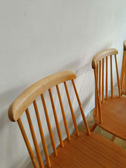 Sedie Nesto design danese vintage anni 50 [91sw24466] misure L.42 H.82/45 P.47