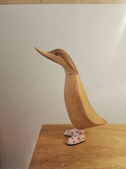 Papera a fiori stivale rosa [1]