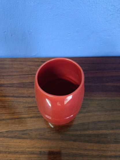 Vaso design scandinavo vintage anni 60 [rosso]