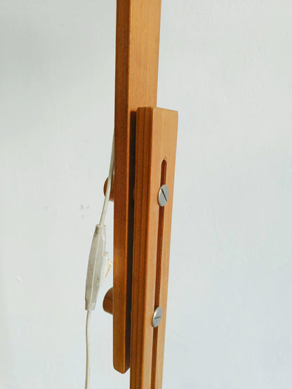 Lampada da terra Jan Wickelgren design svedese vintage anni 50 [84vt1] misure H.140 L.50 P.50