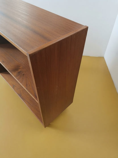 Libreria Bassa Danese Vintage Anni '50 | Teak Ripiani Aperti | 80cm | 96vnt4