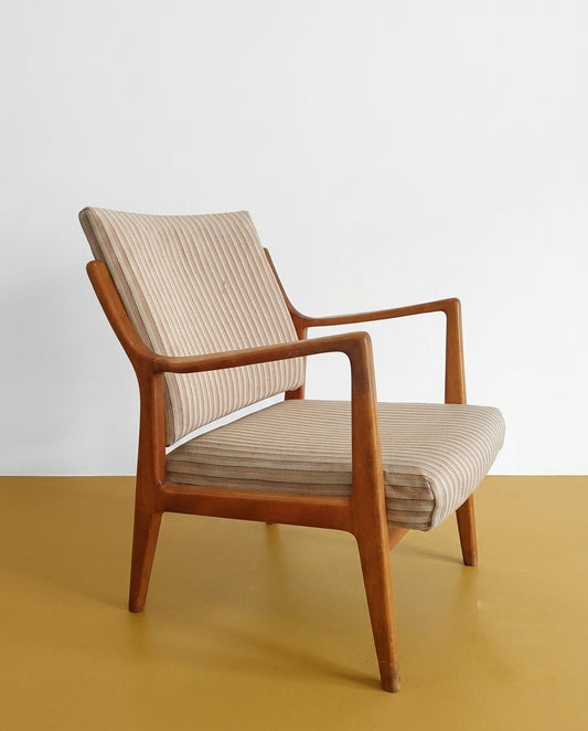 Poltrona Svedese Vintage Anni '50 Betulla Linee Essenziali | 93sw28019