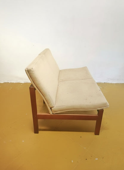 Coppia Poltrone Moduline Gjerlov Knudsen Lind | Teak Anni '60 | 57cm