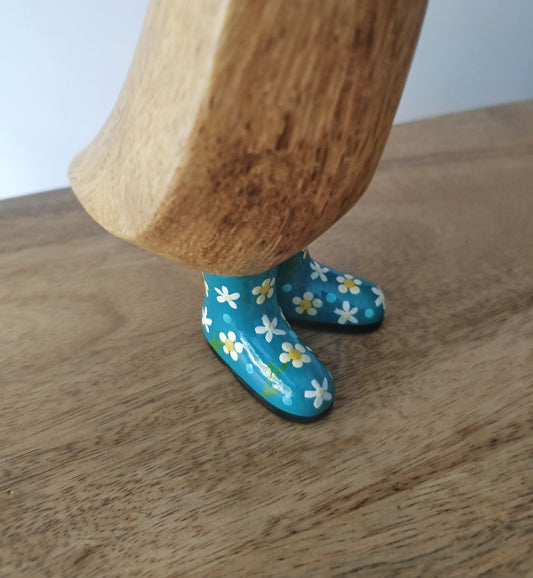 Papera a fiori stivale turchese [pre-order]