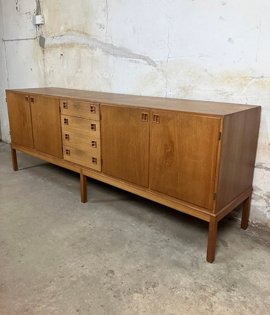 Sideboard Bernhard Pedersen design danese vintage anni 50 [ck1935] misure L.234 H.86 P.54