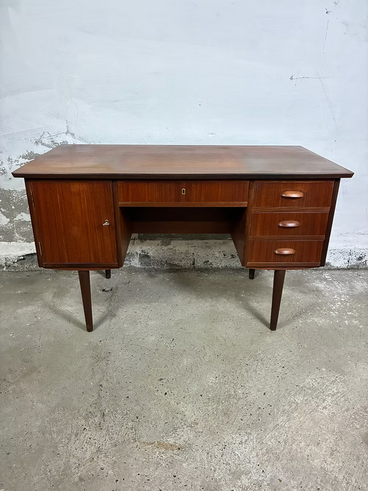 scrivania centro teak 125cm