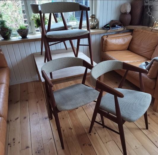 Sedie Aksel Bender Madsen & Ejner Larsen design danese originale vintage anni 60 [90vnt-best] * IN ARRIVO A METÀ MARZO *