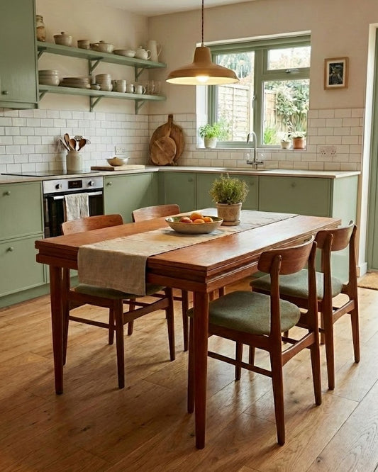 Tavolo rettangolare Allungabile Danese Vintage Anni '60 Teak 150cm