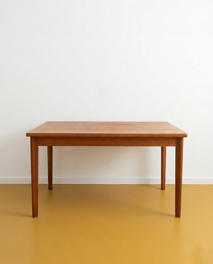avolo BRDR Furbo danese anni '60 in teak, vista frontale a misura chiusa