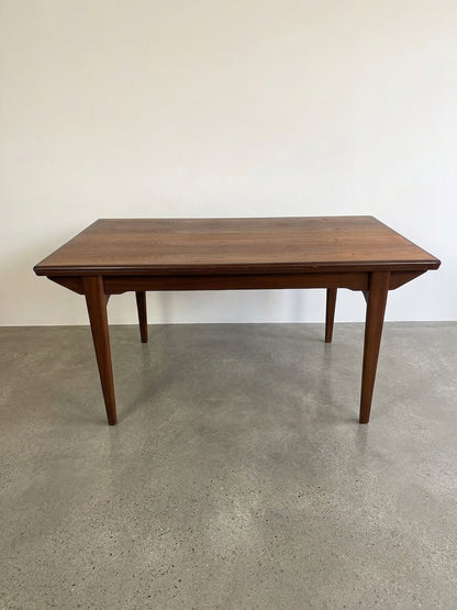 Tavolo rettangolare teak design danese vintage 1960 | ck2515
