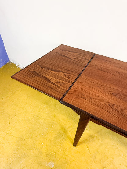 Venature teak naturale tavolo vintage anni 50