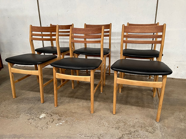 Sedie Eilersen design danese vintage anni 60 [v10072]