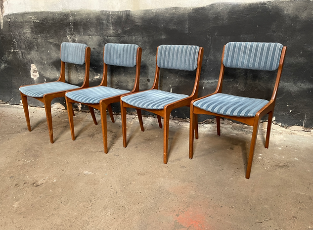 Sedie design danese vintage anni 60 [v10074]