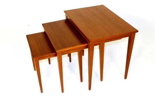 Tavolini tris design danese vintage anni 50 [sw12033]