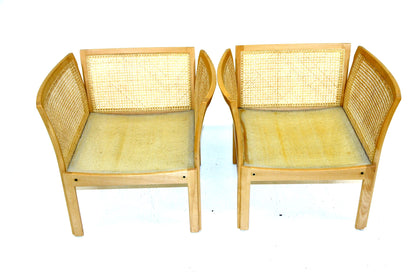 Poltrone "Plexus" Illum Wikkelsø design danese vintage anni 50 [sw19428] misure L.74 H.73/43 P.65